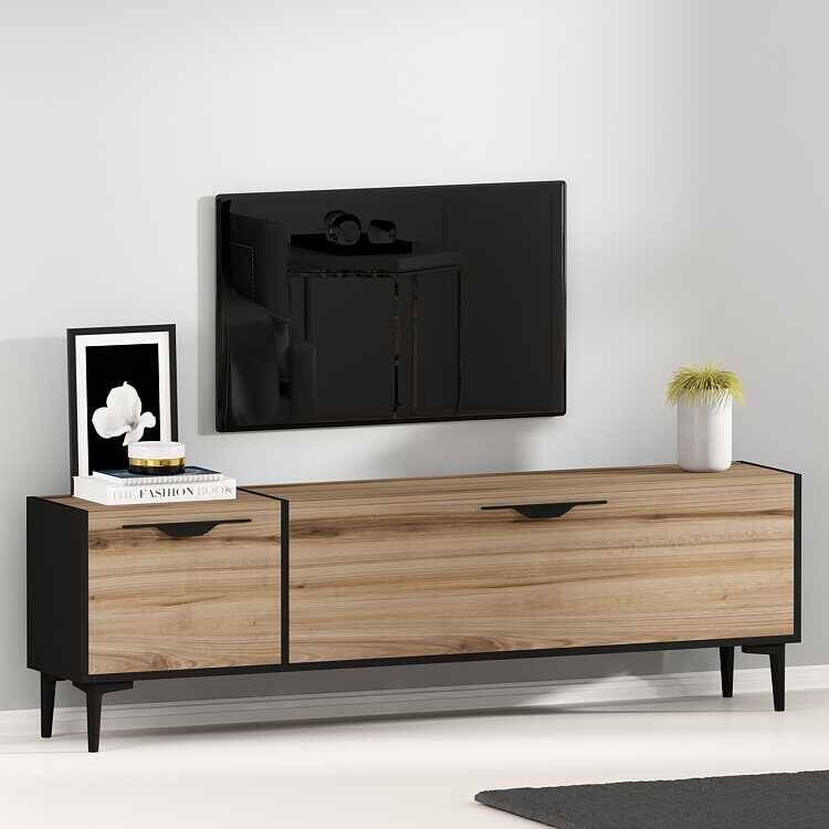 Mavlin Tv Stend - Meşə/Qara - 2