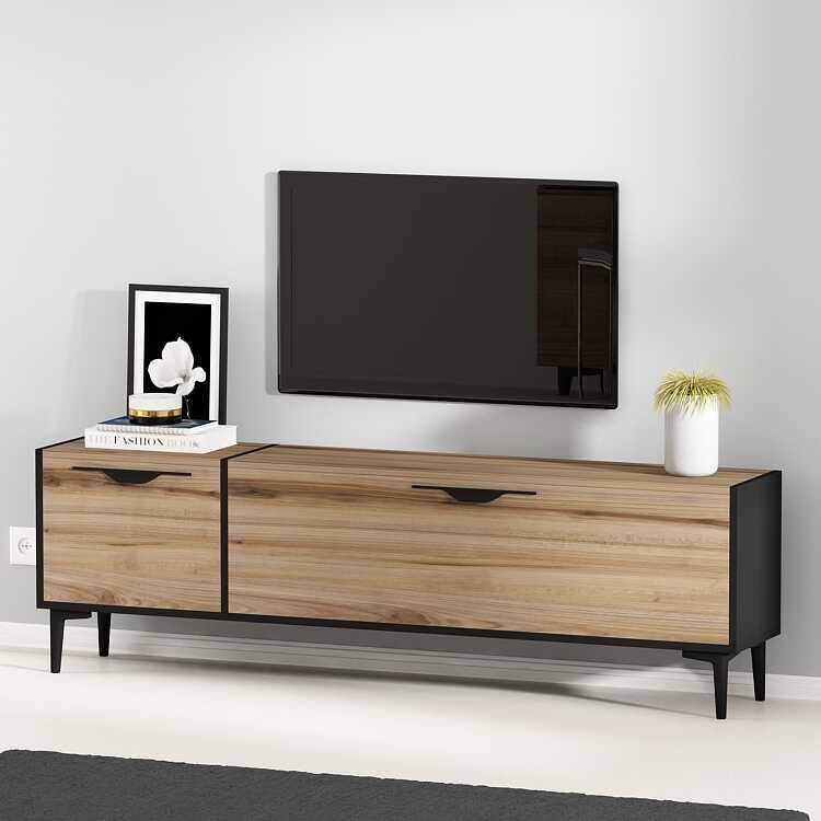 Mavlin Tv Stend - Meşə/Qara - 3