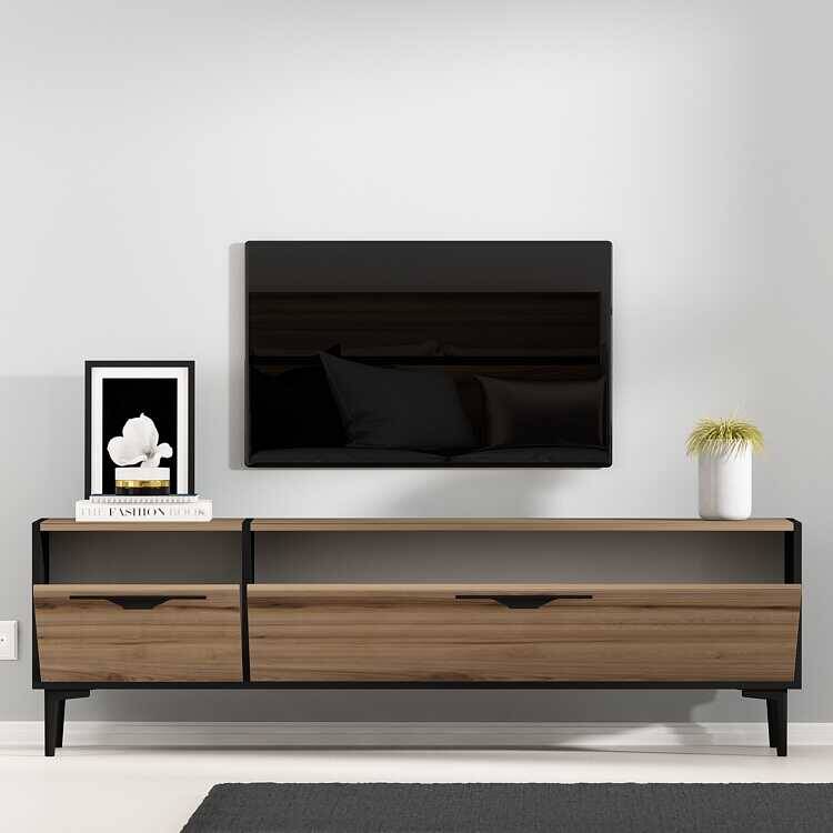 Mavlin Tv Stend - Meşə/Qara - 4