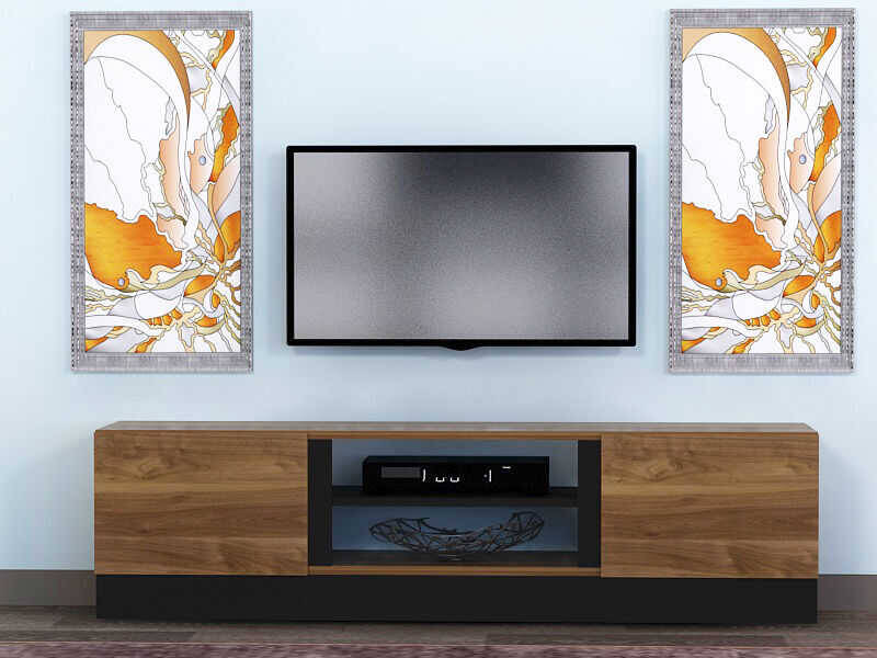Mayruk Tv Stend - Qara/Cəviz - 1