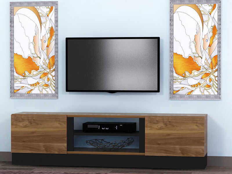 Mayruk Tv Stend - Qara/Cəviz - 3