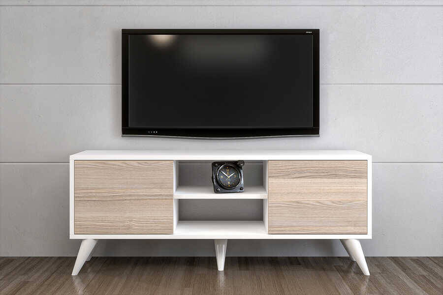Miami Tv Stend - Ağ/Meşə - 2