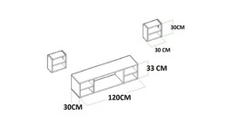 Miracle Tv Stend - Meşə - 3