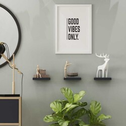 Moon Divar Rəfi - Antrasit - Modev