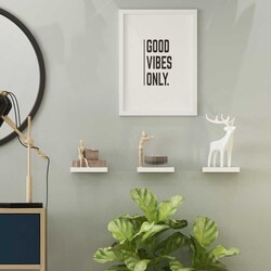 Moon Divar Rəfi - Ağ - Modev (1)