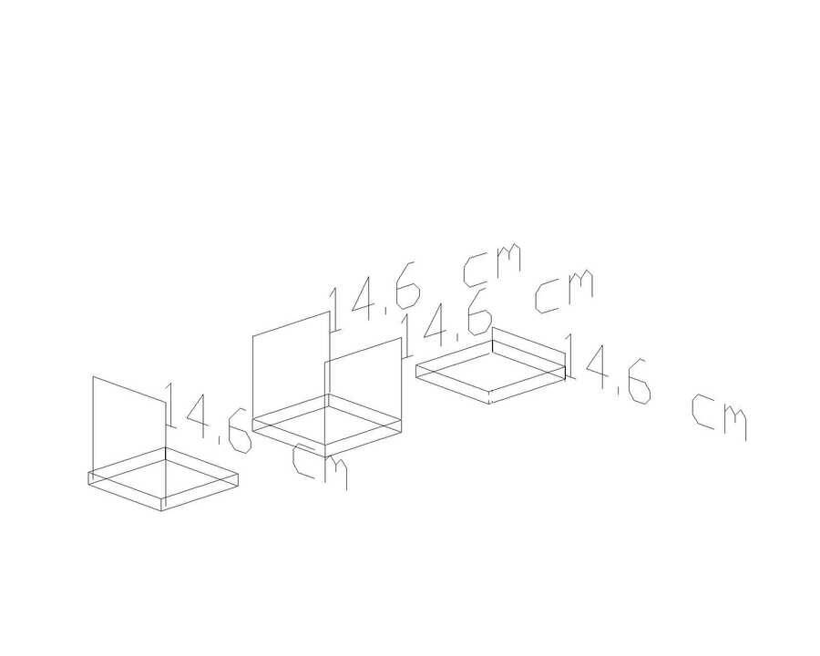 Moon Divar Rəfi - Cəviz - 3