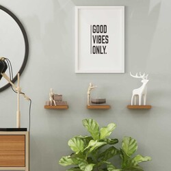 Moon Divar Rəfi - Cəviz - Modev (1)