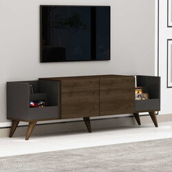 Mosaic Tv Stend - Cəviz/Antrasit - 2