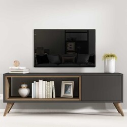 Moussa Tv Stend - Antrasit/Cəviz - 1