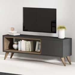 Moussa Tv Stend - Antrasit/Cəviz - 3