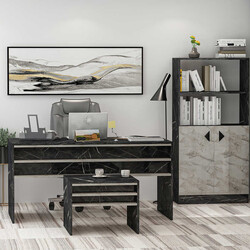 Orion Çalışma Masası - Royal Mermer/Efes Mermer - Modev (1)