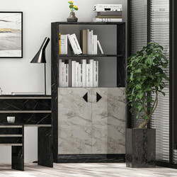 Orion Ofis Dəsti - Çalışma Masası + Kitab Rəfi + Konsol + Jurnal Masası - Modev (1)