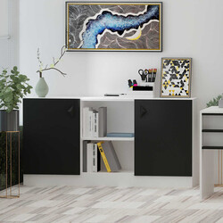 Orion Ofis Dəsti - Çalışma Masası + Kitab Rəfi + Konsol + Jurnal Masası - Modev (1)