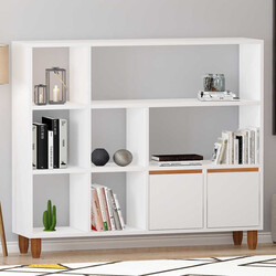 Oslo Kitab Rəfi - Ağ - Modev (1)