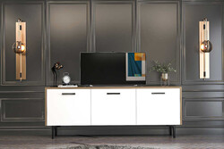 Pure Tv Stend - Ağ/Cəviz - 1