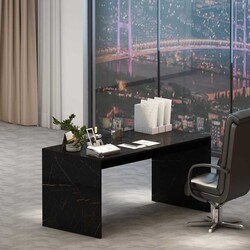 Raven Çalışma Masası - Royal Mermer - Modev (1)