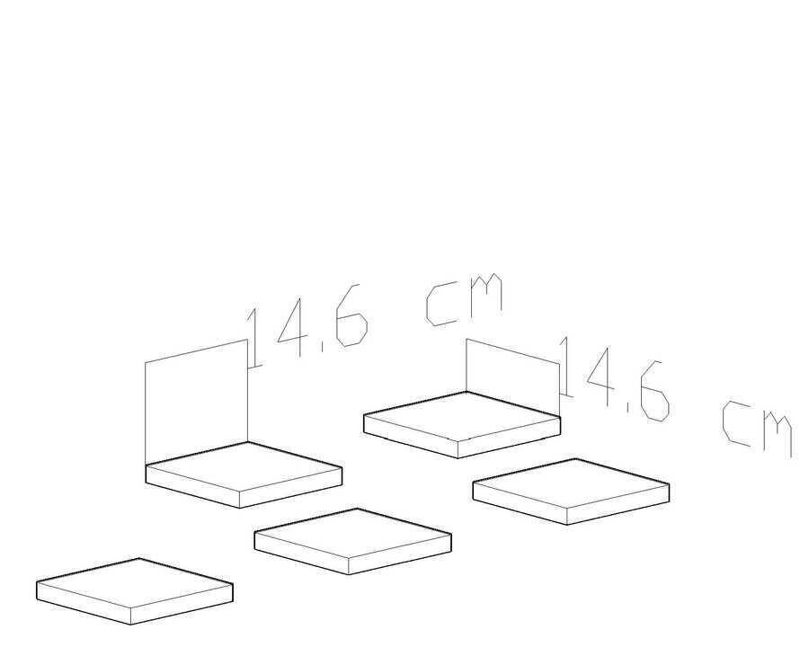 Root Divar Rəfi - Ağ - 3