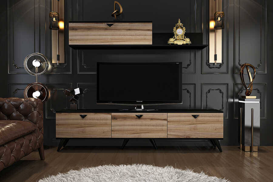 Serenity Tv Stend - Meşə/Qara - 2