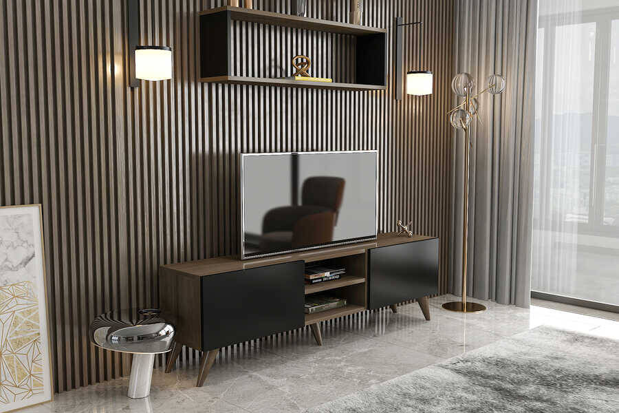 Thor Tv Stend - Cəviz/Qara - 2