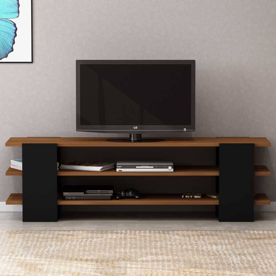 Vanessa Tv Stend - Teak - Qara - 1