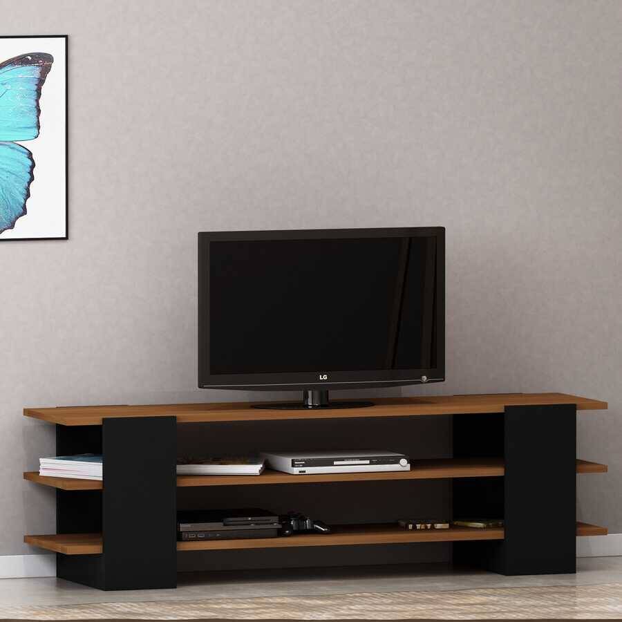 Vanessa Tv Stend - Teak - Qara - 2