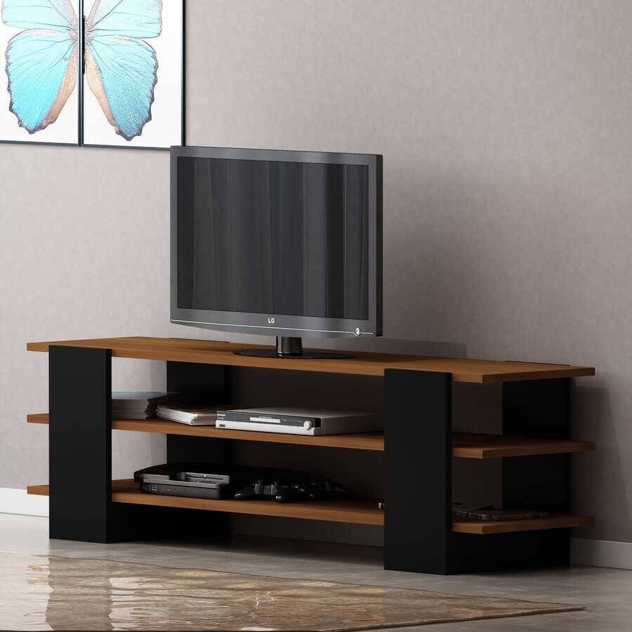 Vanessa Tv Stend - Meşə/Qara - 3