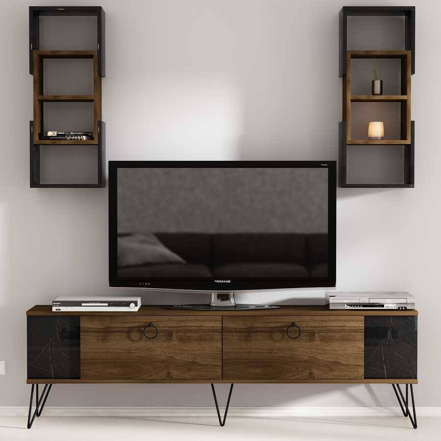 Winter Tv Stend - Cəviz/Royal Mərmər - 1