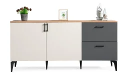 Gokce Konsol, 4 Qapılı - Krem/Antrasit - 1