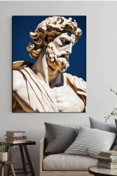 Gökyüzü ve Büst Kanvas Tablo - Markaev