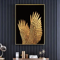 Gold Bird Wing Kətan Tablo TB1250 - 1