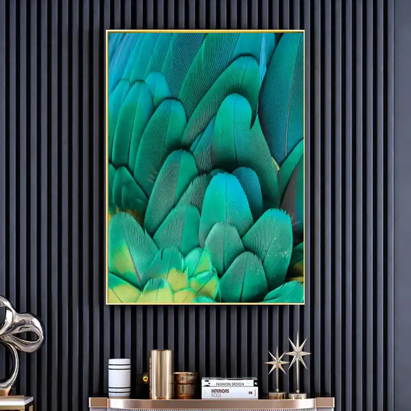 Green Feather Kətan Tablo TB1247 - 1