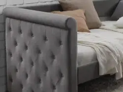 Bozze İki Nəfərlik Çarpayı - Tünd Boz - Decore Mobilya (1)