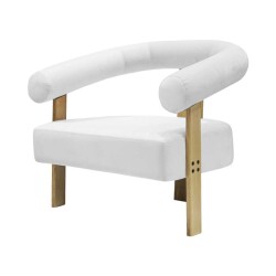 Harmony Berjer Kreslo - Ağ - Zemhome