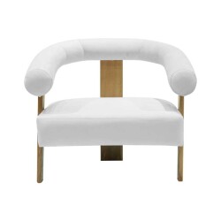 Harmony Berjer Kreslo - Ağ - Zemhome (1)