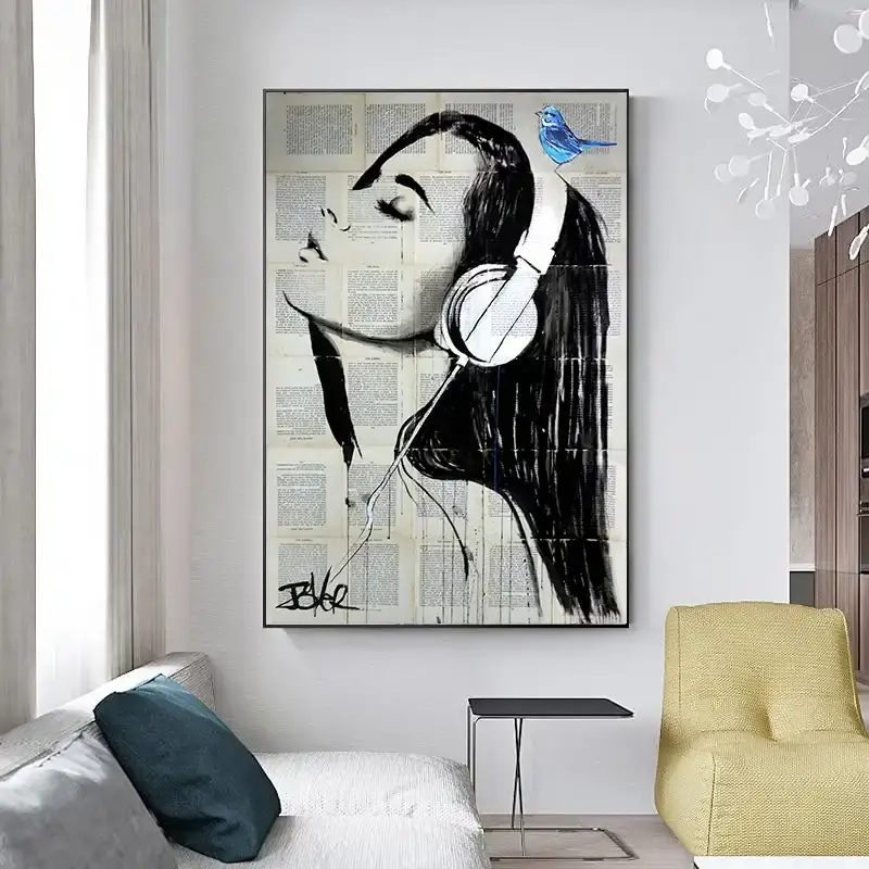 Headphones Woman Kətan Tablo TB1418 - 1
