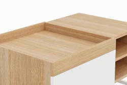 Helka Jurnal Masası Siyirtməli - Meşə/Ağ - 3