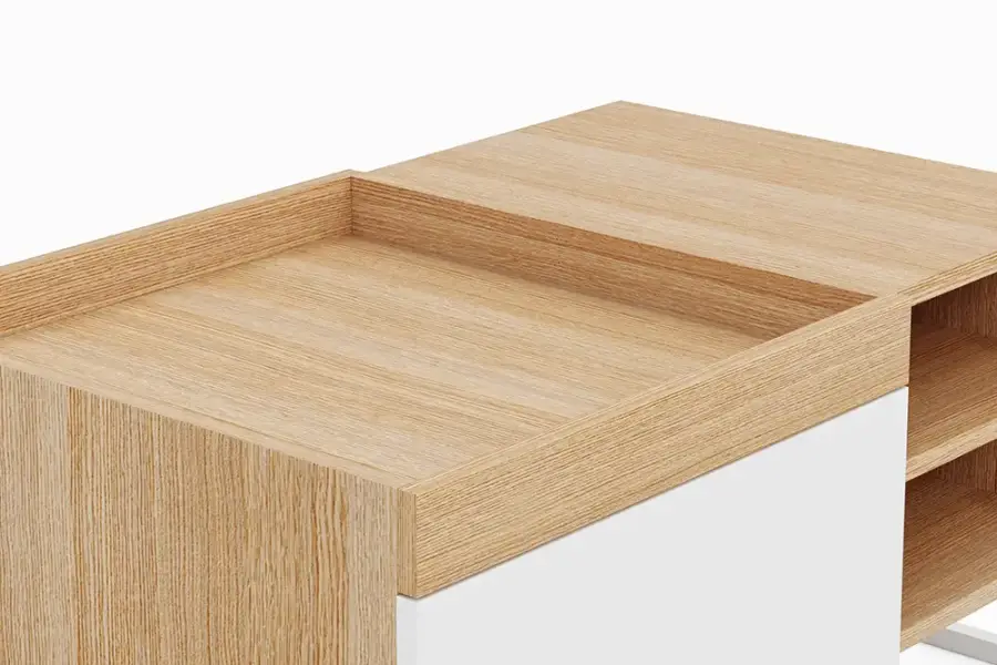 Helka Jurnal Masası Siyirtməli - Meşə/Ağ - 3