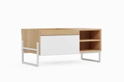 Helka Jurnal Masası Siyirtməli - Meşə/Ağ - 7