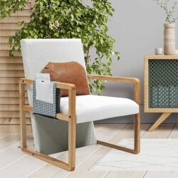 Hellas Portatif Berjer Kreslo - Ağ - Zemhome