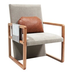 Hellas Portatif Berjer Kreslo - Qəhvəyi - Zemhome