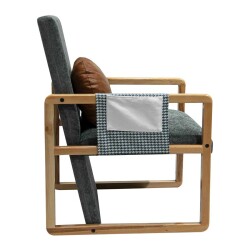 Hellas Portatif Berjer Kreslo - Tünd Boz - Zemhome (1)