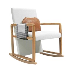 Hellas Yellenen Portatif Berjer Kreslo - Ağ - Zemhome (1)