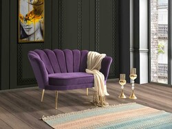 İnci İki Yerli Divan Mor - Vistaso Concept
