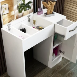 İnci Makiyaj Masası - Ağ - Arneto (1)