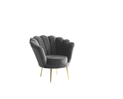 İnci Kreslo - Tünd Boz - Decore Mobilya (1)