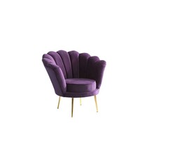 İnci Kreslo - Bənövşəyi - Decore Mobilya (1)