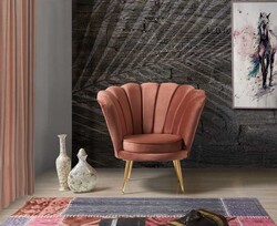 İnci Kreslo - Çəhrayı - Decore Mobilya