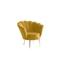 İnci Kreslo - Sarı - Decore Mobilya (1)