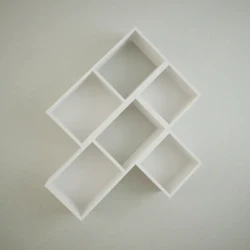 İris Divar Rəfi - Ağ - Decoroom Collection (1)