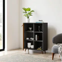 İrmak Çox Məqsədli Dolab - Antrasit/Meşə - 3